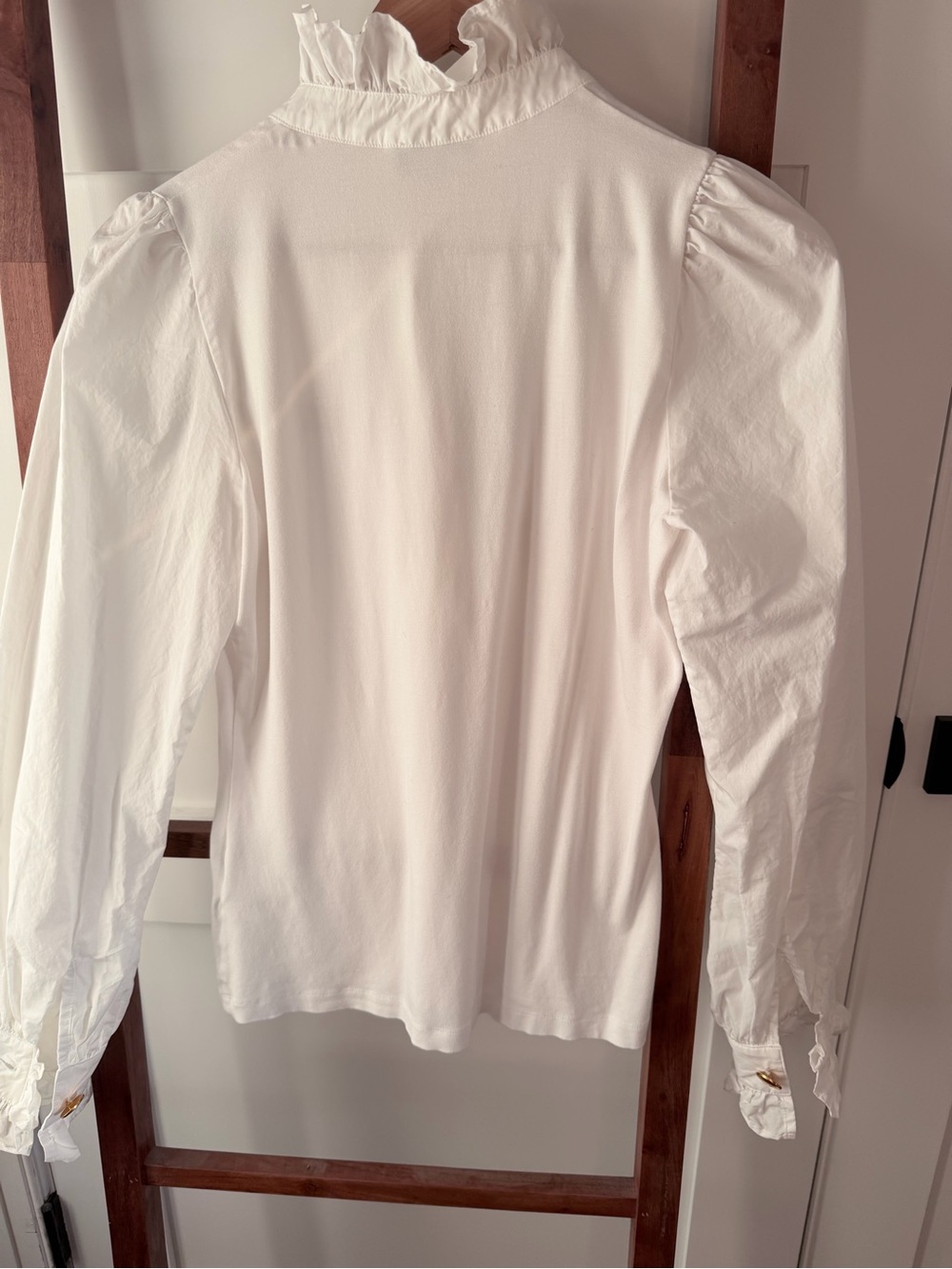 ME+EM White Ruffle-Collar Long Sleeve Blouse - Picture 4 of 6